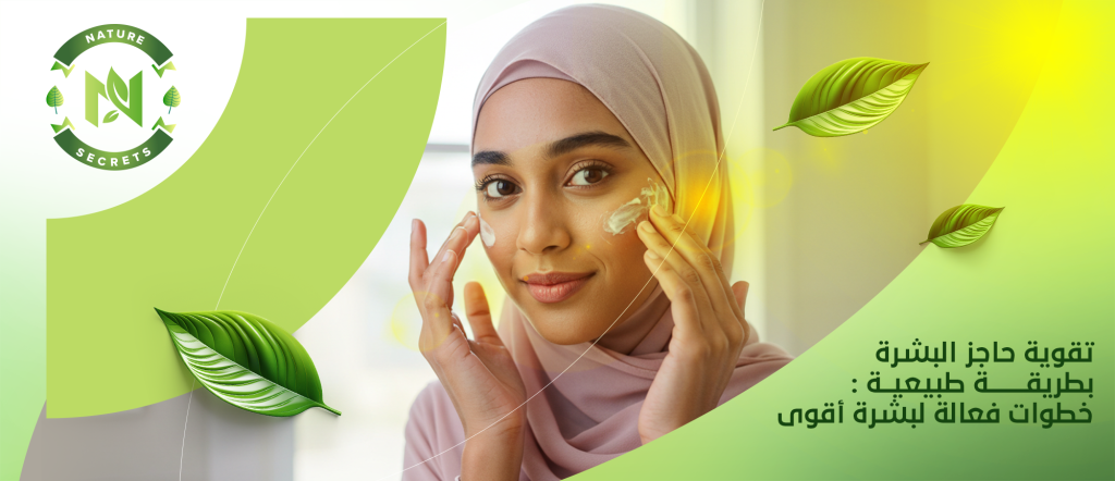 تقوية حاجز البشرة بطريقة طبيعية